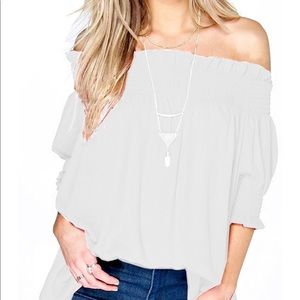 Off the shoulder top